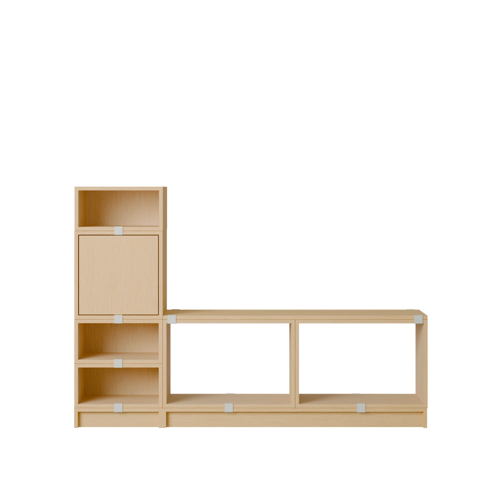 Stacked Hallway Storage Configuration 1