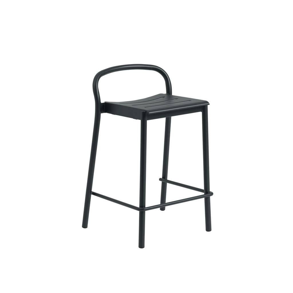 Linear Steel Counter Stool