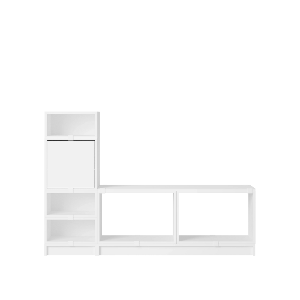 Stacked Hallway Storage Configuration 1