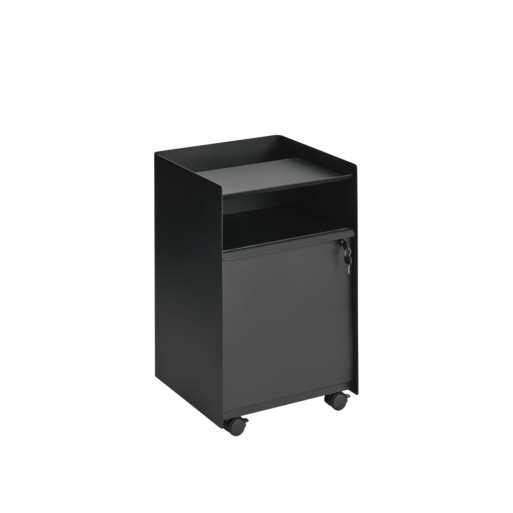 Folded Trolley H 61,5 cm Drawer w. Lock
