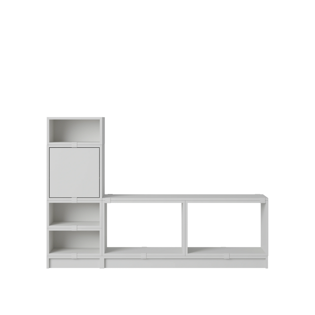 Stacked Hallway Storage Configuration 1