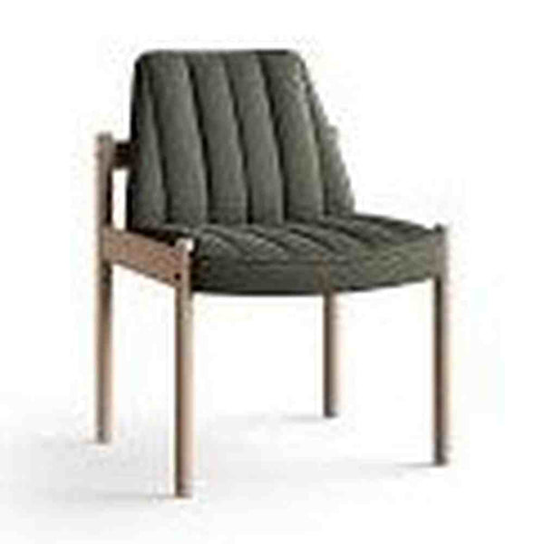 Ry Dining chair without Arms, Oak, Green