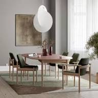 Ry Dining chair without Arms, Oak, Green