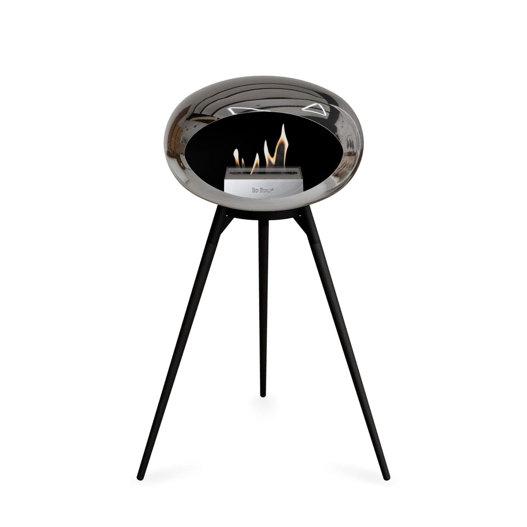 Le Feu Ground High Dome <br>Chromed Silver