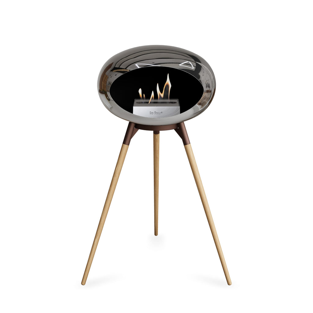 Le Feu Ground High Dome <br>Chromed Silver