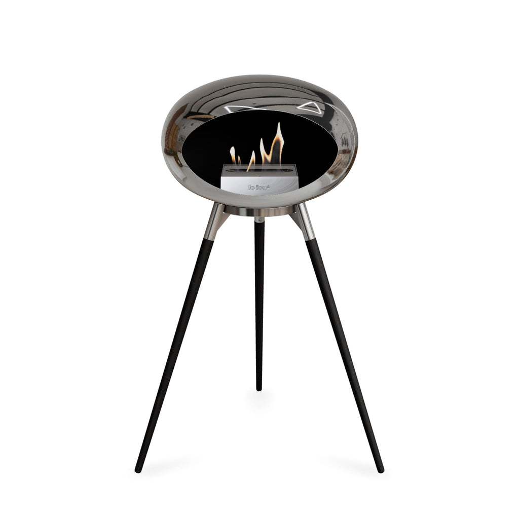 Le Feu Ground High Dome <br>Chromed Silver