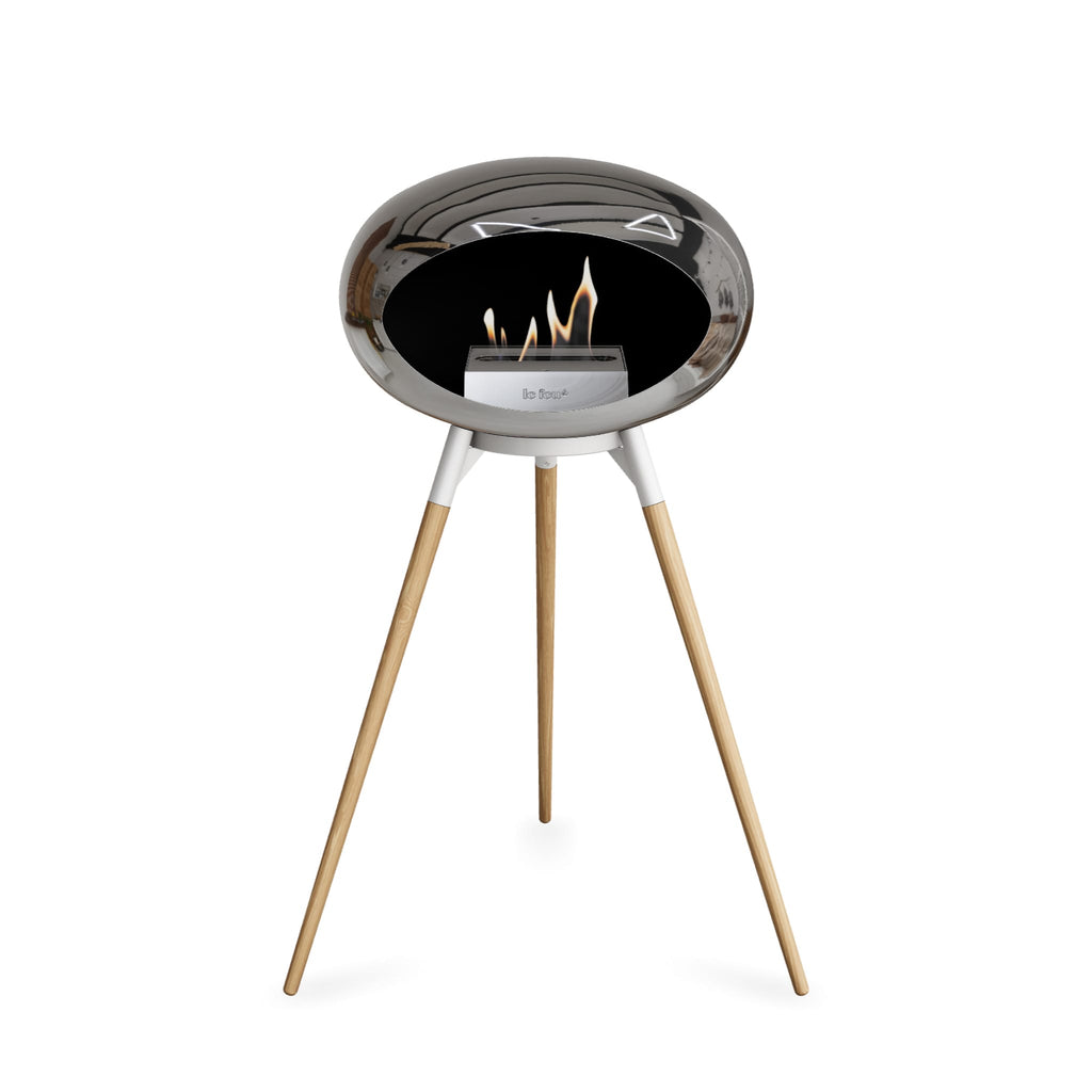 Le Feu Ground High Dome <br>Chromed Silver