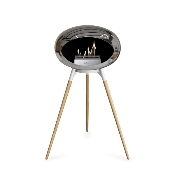 Le Feu Ground High Dome <br>Chromed Silver