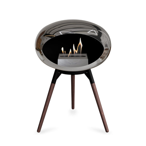 Le Feu Ground Low Dome <br>Chromed Silver
