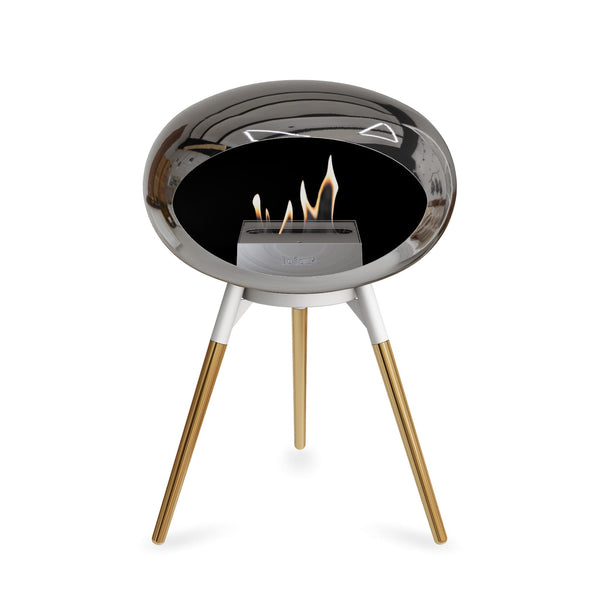Le Feu Ground Low Dome <br>Chromed Silver