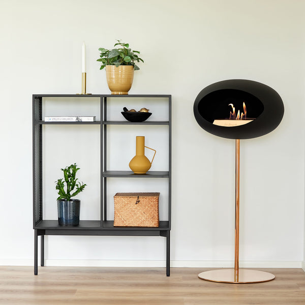 Le Feu Steel High Dome <br>Black