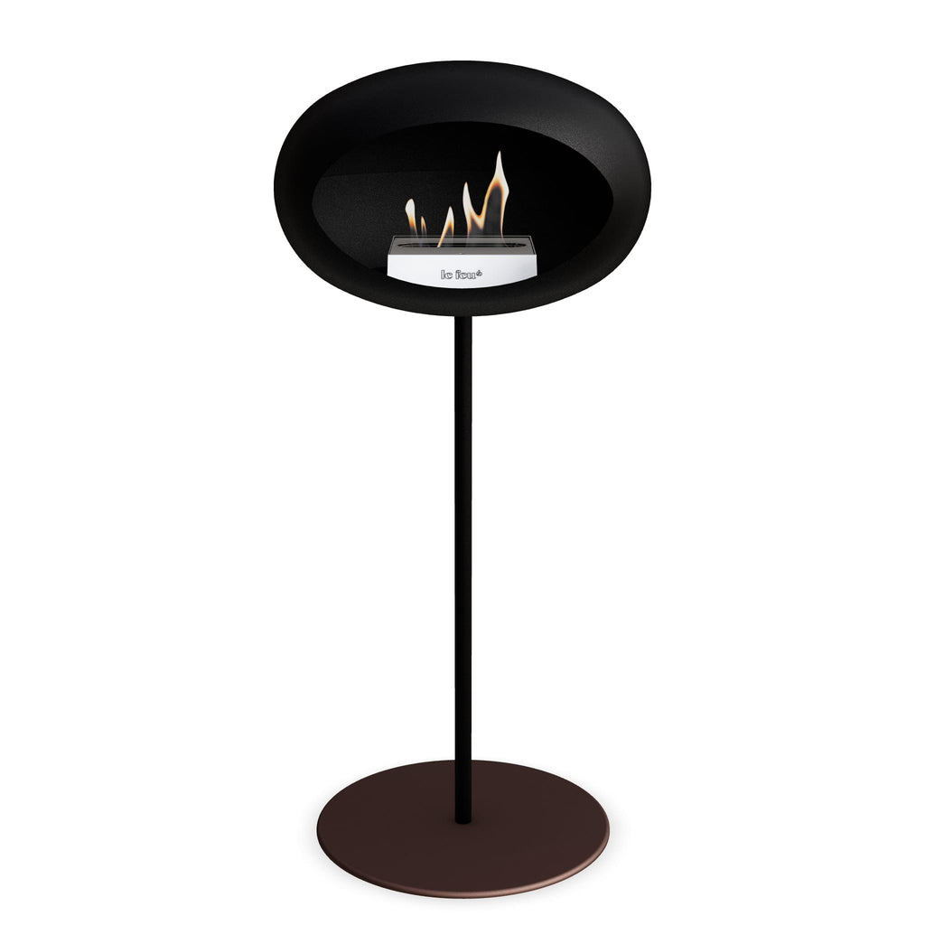 Le Feu Steel High Dome <br>Black