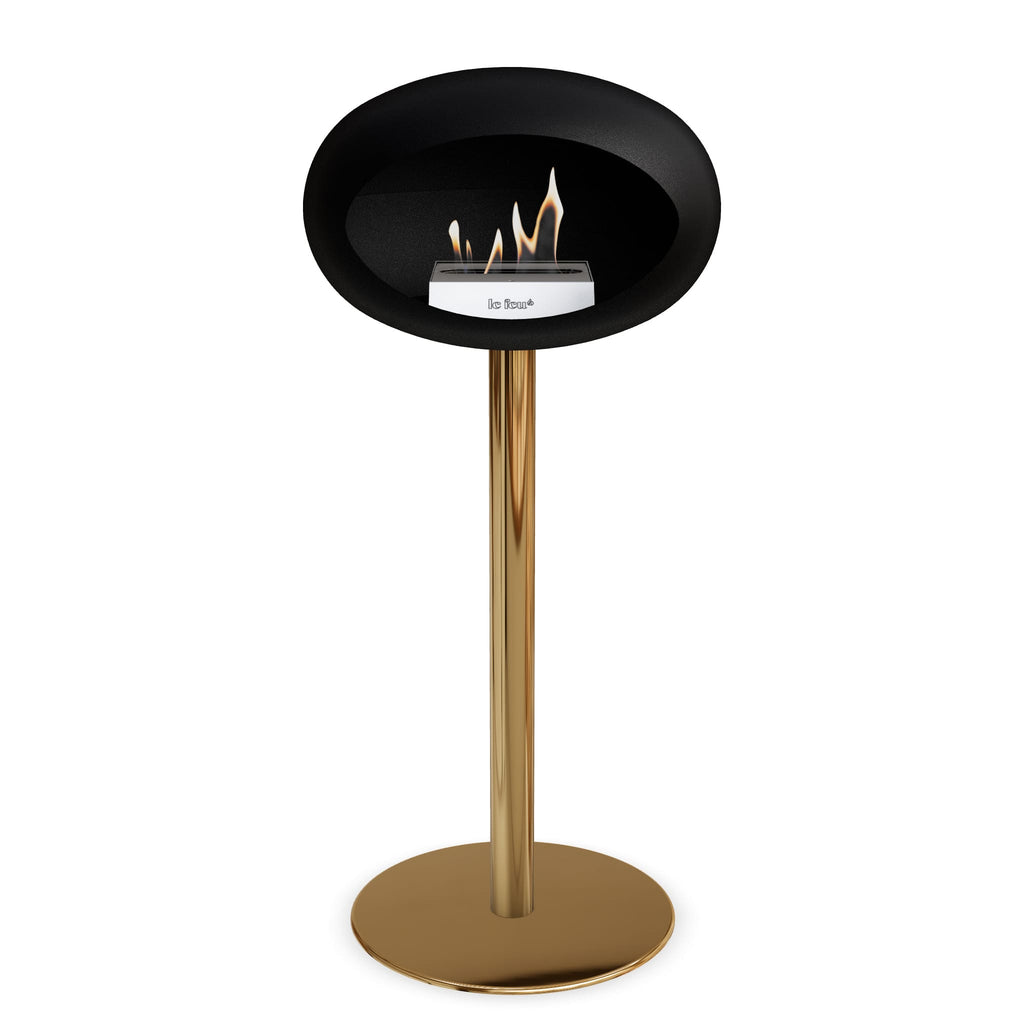 Le Feu Steel High Dome <br>Black