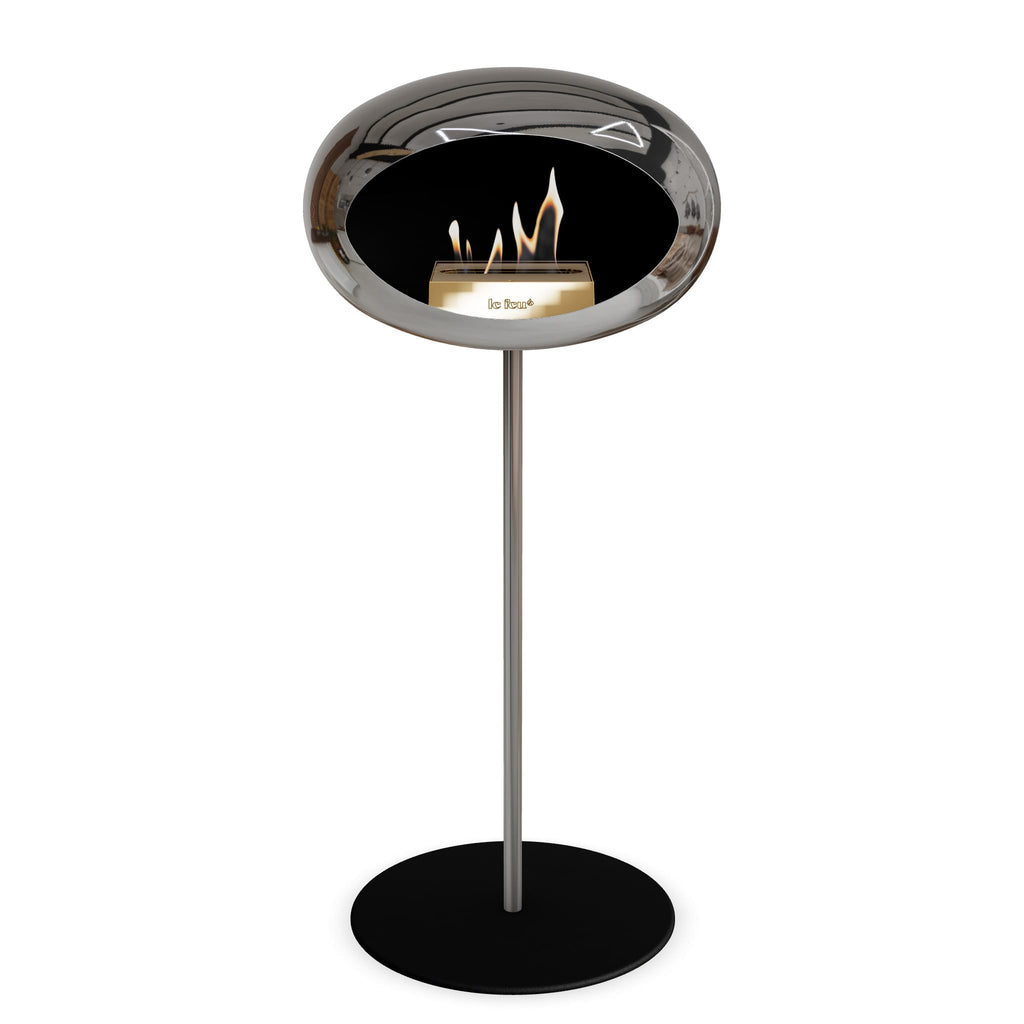 Le Feu Steel High Dome <br>Chromed Silver