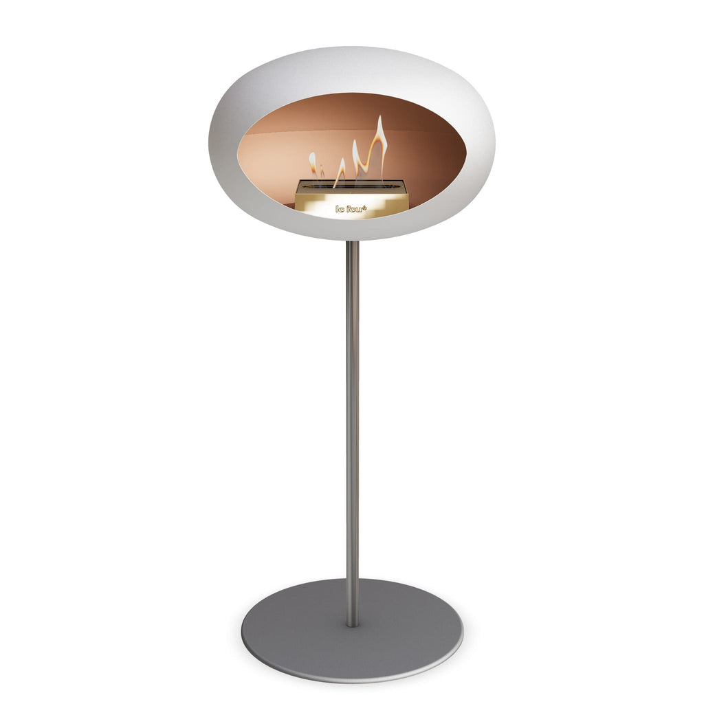 Le Feu Steel High Dome <br>White