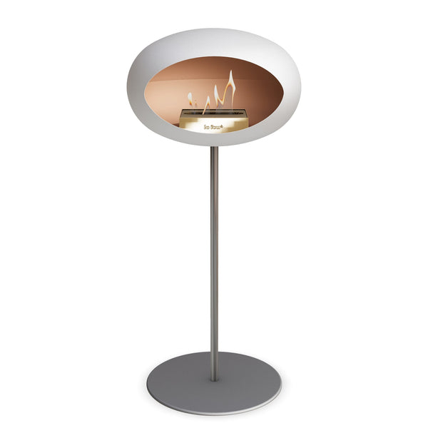 Le Feu Steel High Dome <br>White