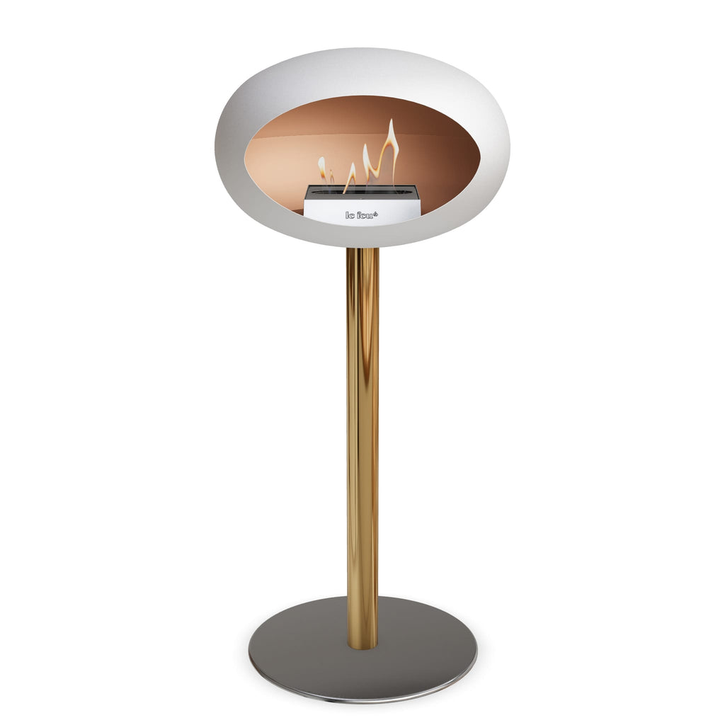 Le Feu Steel High Dome <br>White