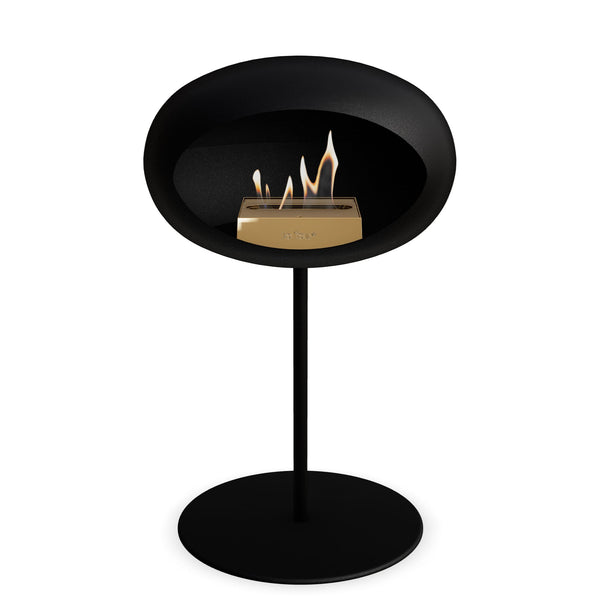 Le Feu Steel Low Dome <br>Black
