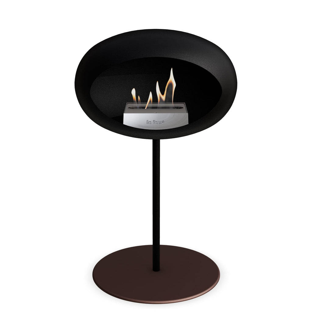 Le Feu Steel Low Dome <br>Black