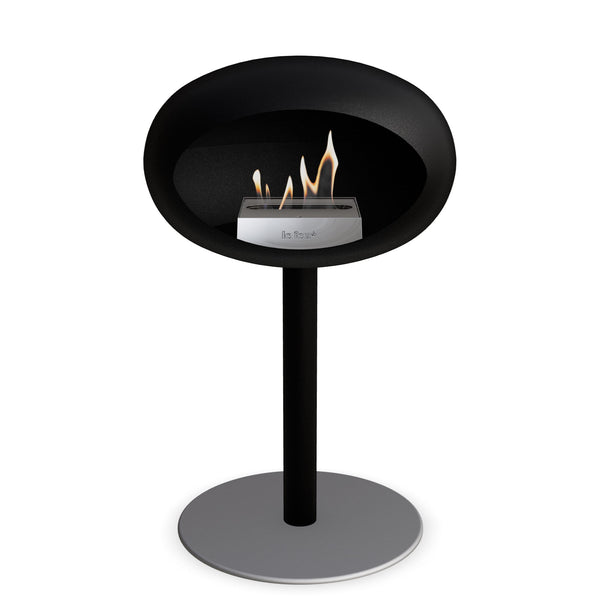Le Feu Steel Low Dome <br>Black