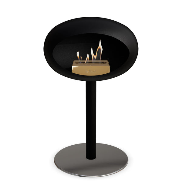 Le Feu Steel Low Dome <br>Black