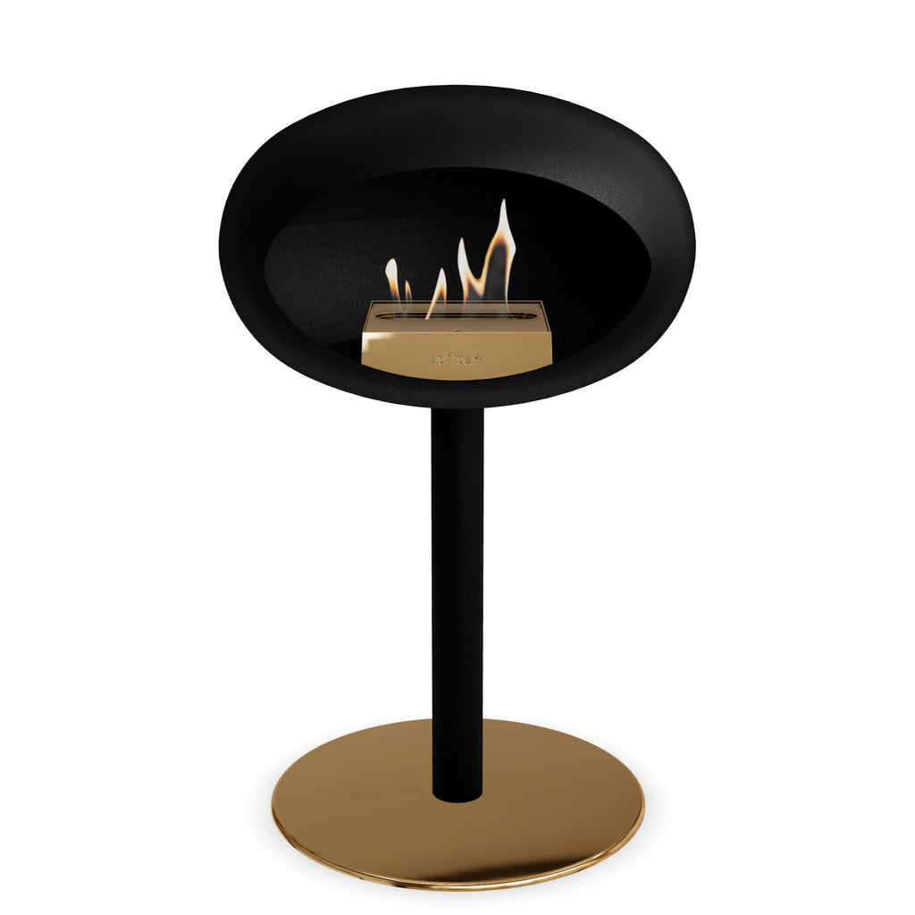 Le Feu Steel Low Dome <br>Black