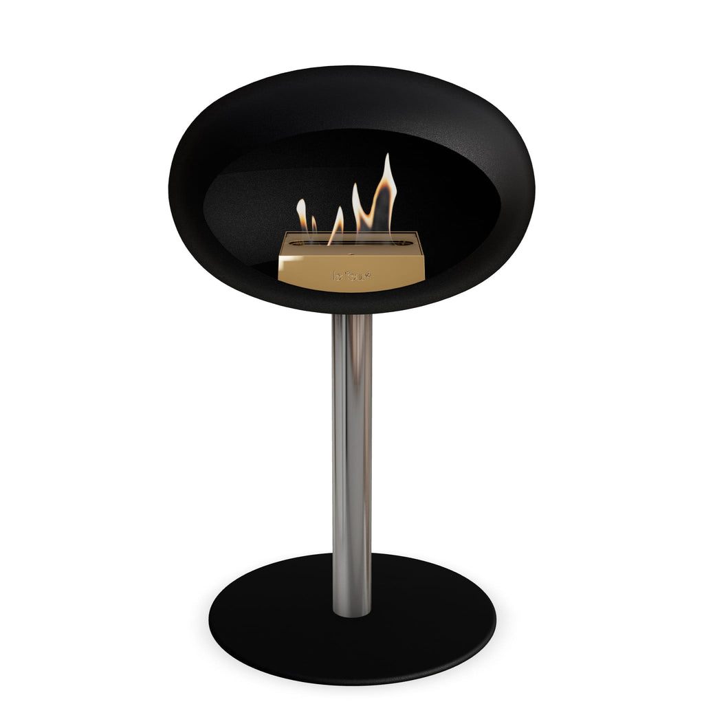 Le Feu Steel Low Dome <br>Black