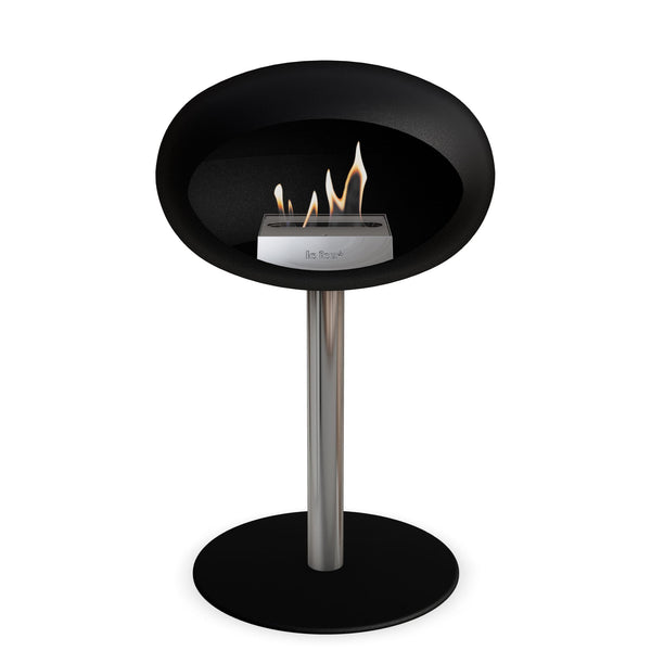 Le Feu Steel Low Dome <br>Black