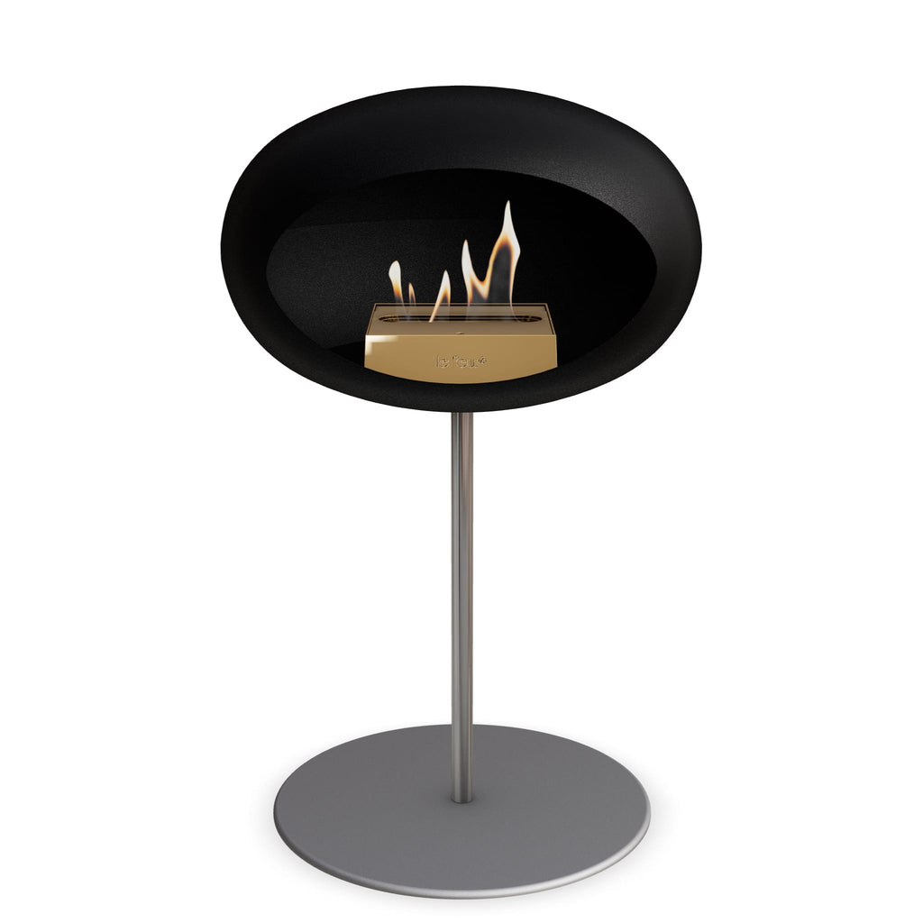 Le Feu Steel Low Dome <br>Black