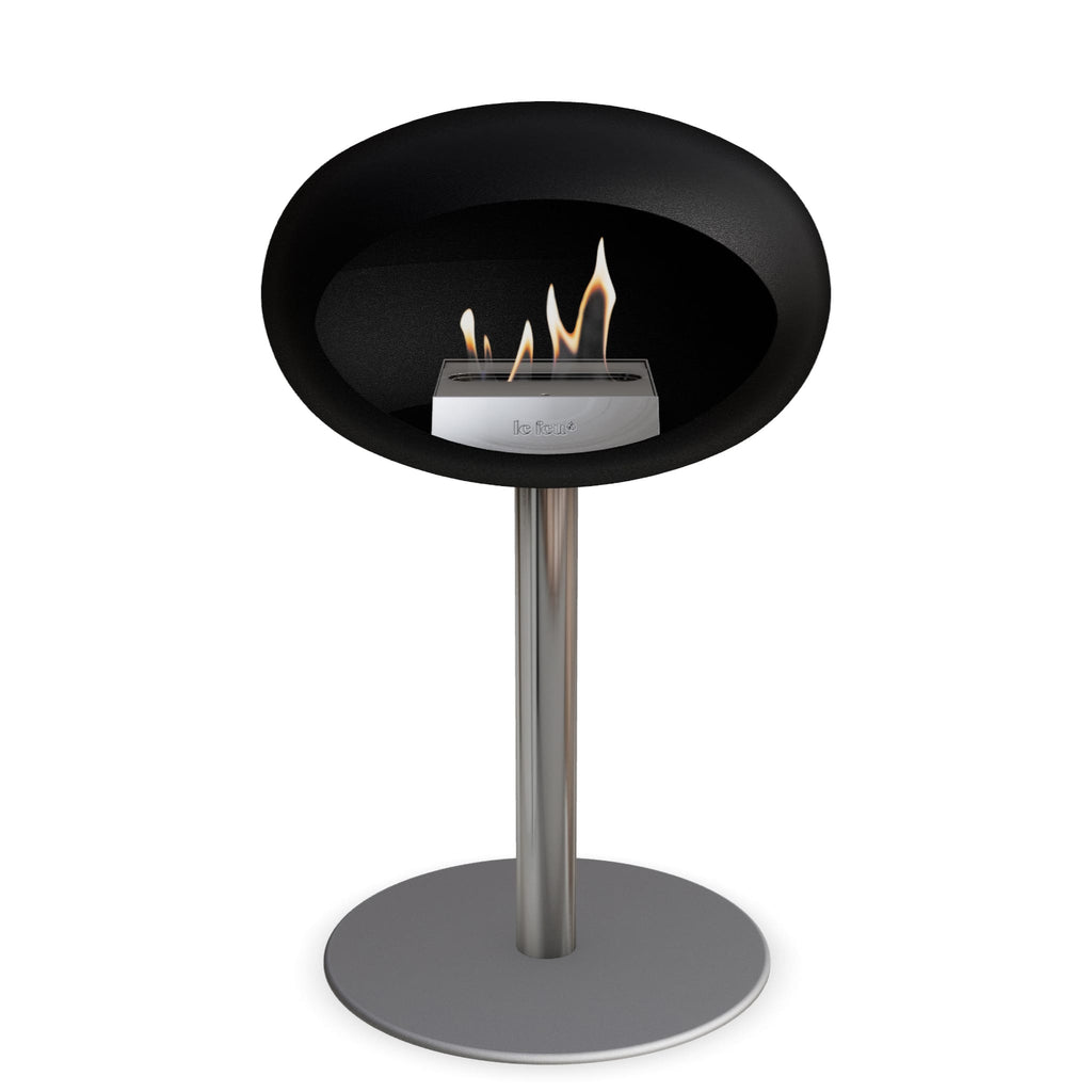 Le Feu Steel Low Dome <br>Black