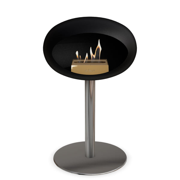 Le Feu Steel Low Dome <br>Black
