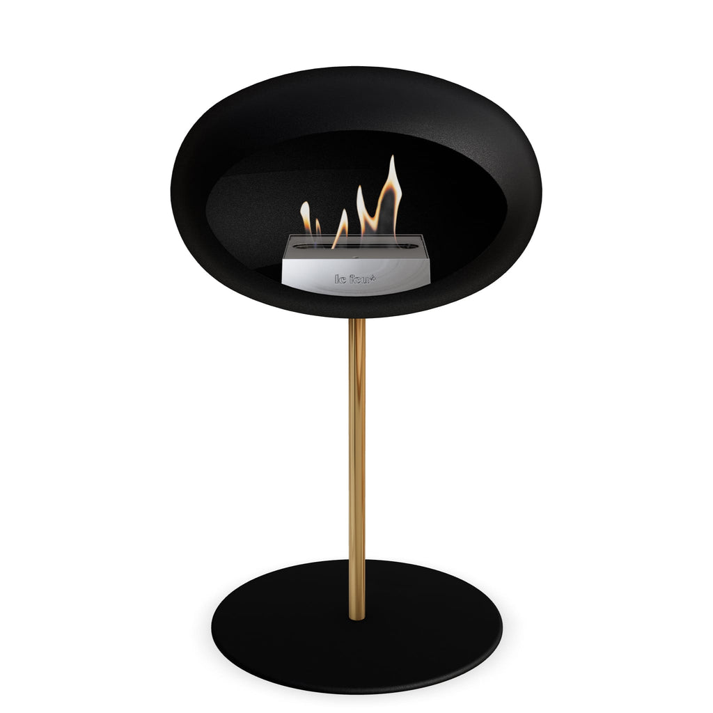 Le Feu Steel Low Dome <br>Black