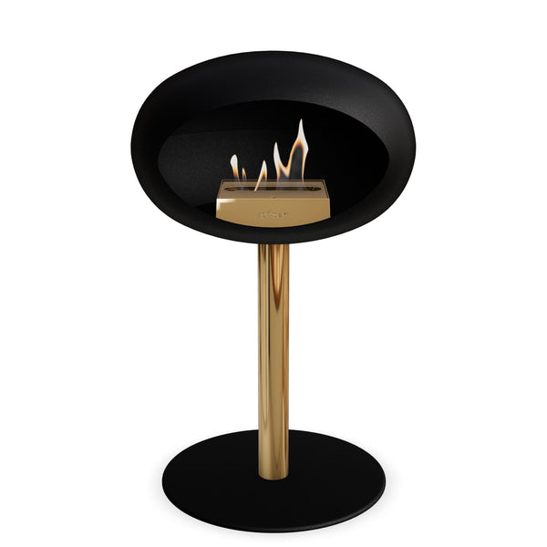 Le Feu Steel Low Dome <br>Black