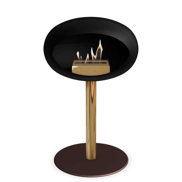 Le Feu Steel Low Dome <br>Black