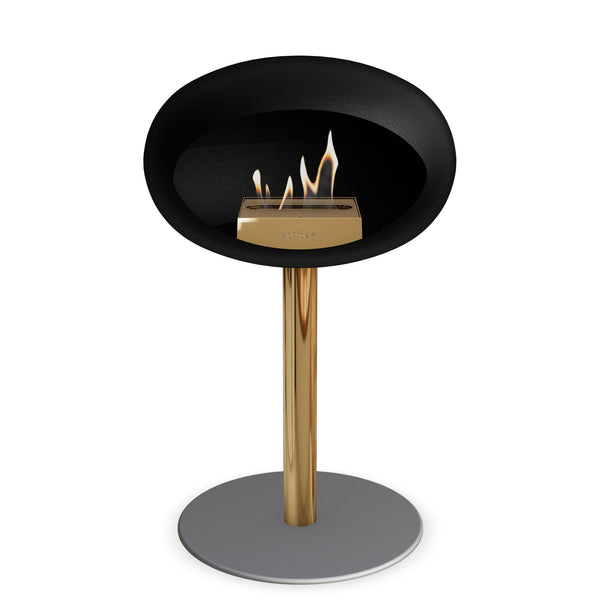 Le Feu Steel Low Dome <br>Black