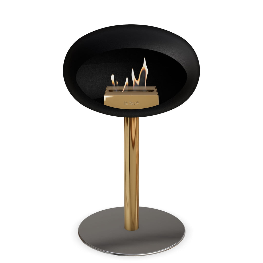 Le Feu Steel Low Dome <br>Black