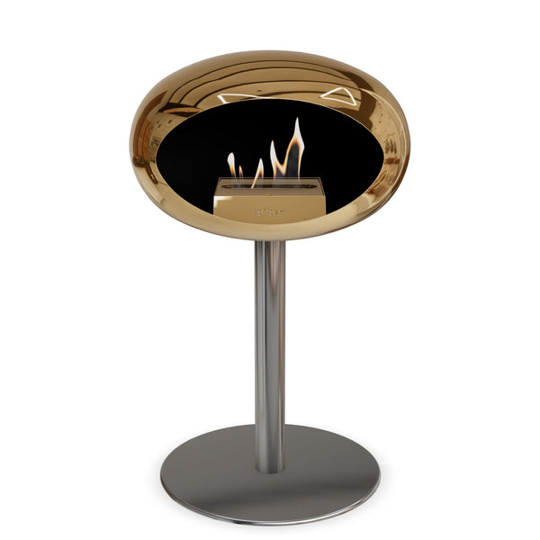 Le Feu Steel Low Dome <br>Chromed Rose Gold