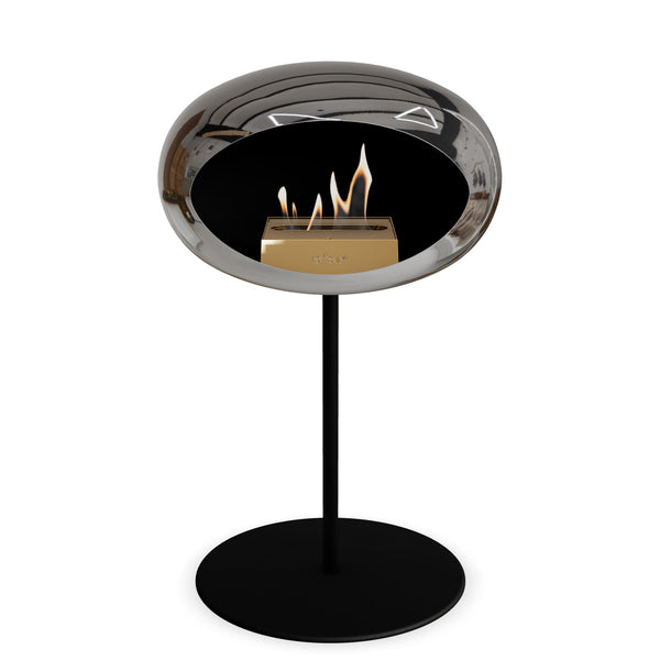 Le Feu Steel Low Dome <br>Chromed Silver
