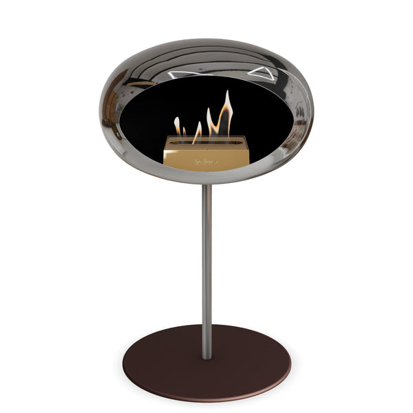 Le Feu Steel Low Dome <br>Chromed Silver