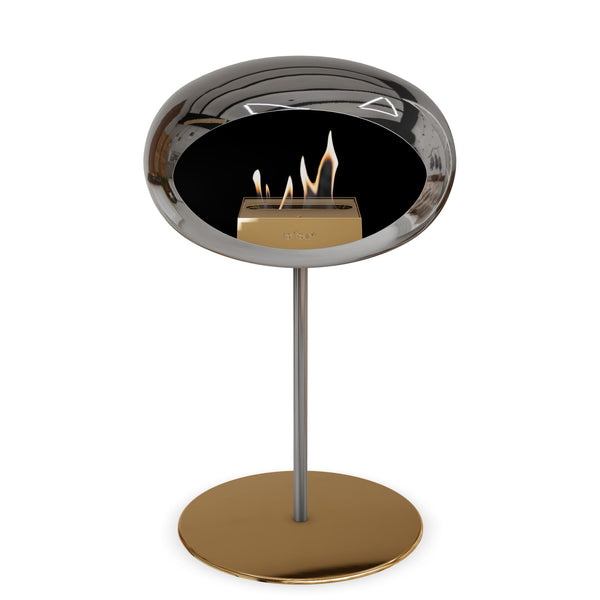 Le Feu Steel Low Dome <br>Chromed Silver