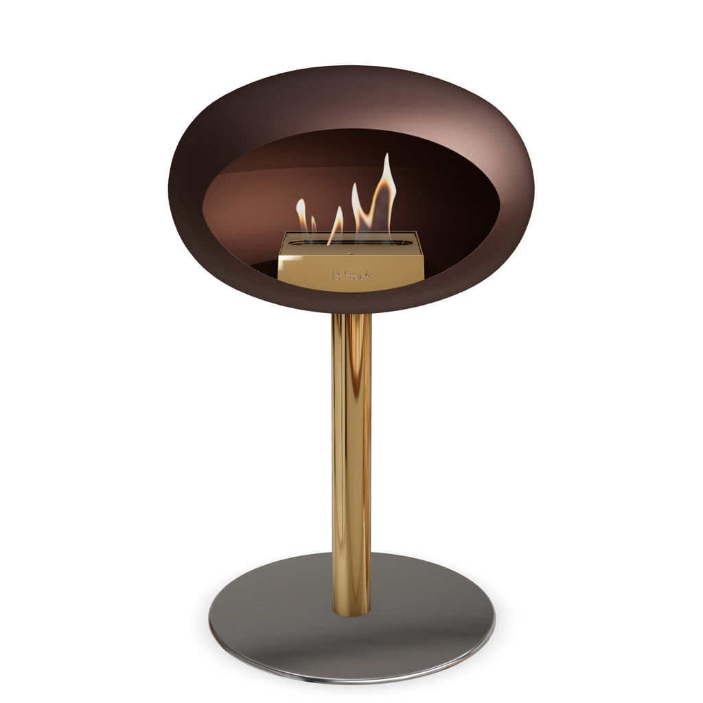 Le Feu Steel Low Dome <br>Mocca