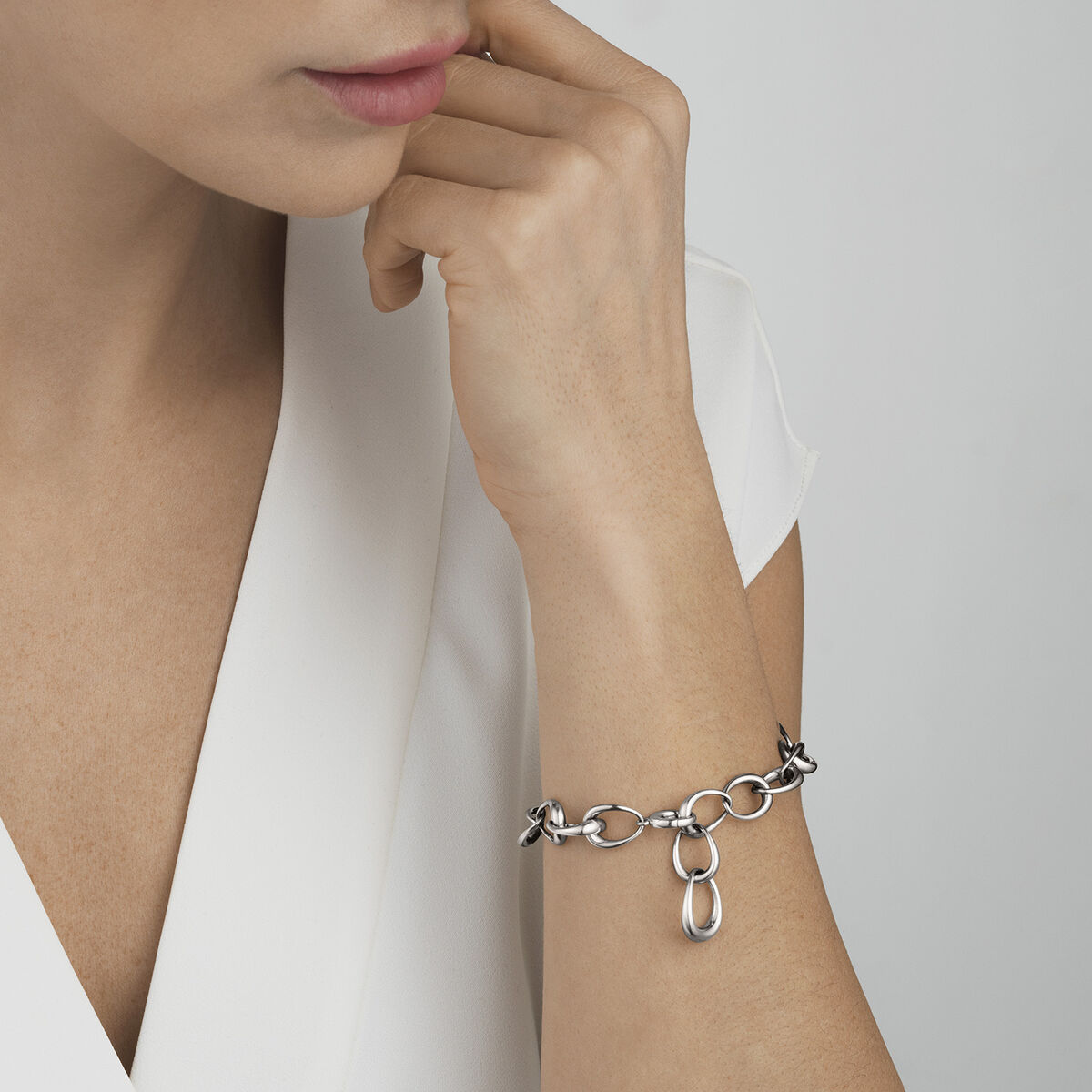 Georg Jensen Offspring Link Bracelet 433C Silver available online