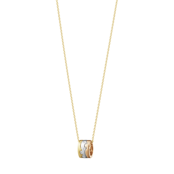 Fusion Necklace with Pendant 1637 YG WG RG Diamond 0.05 ct