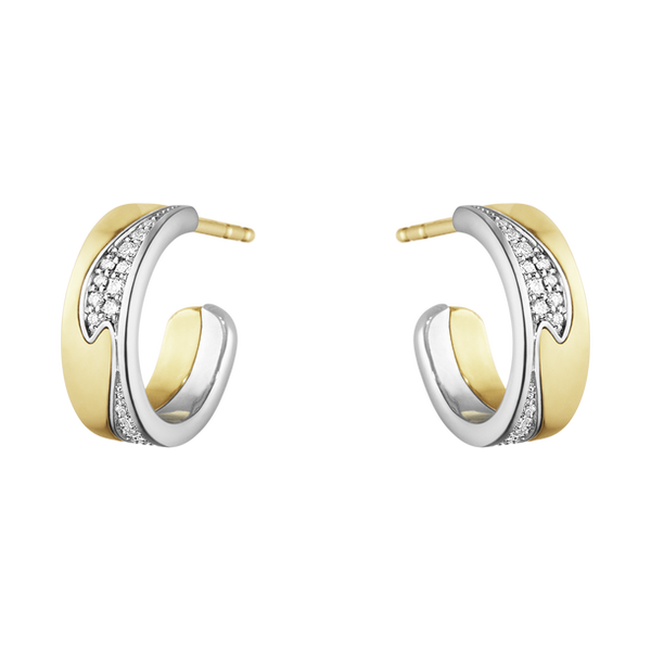 Fusion Earhoop 1637 Pavé 0.18 ct