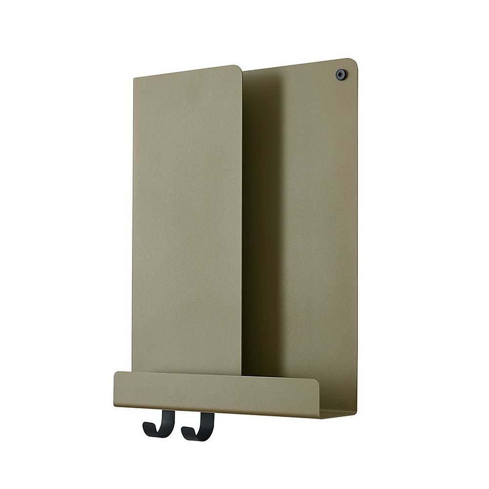 Muuto Folded Shelves Olive 29.5 cm