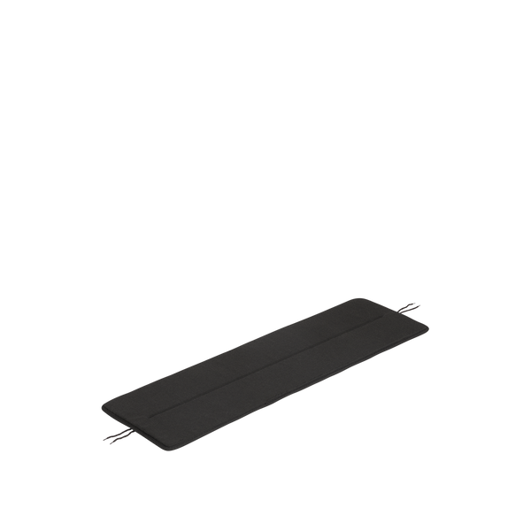 Muuto Linear Steel Bench Seat Pad Patch-Black 110 cm