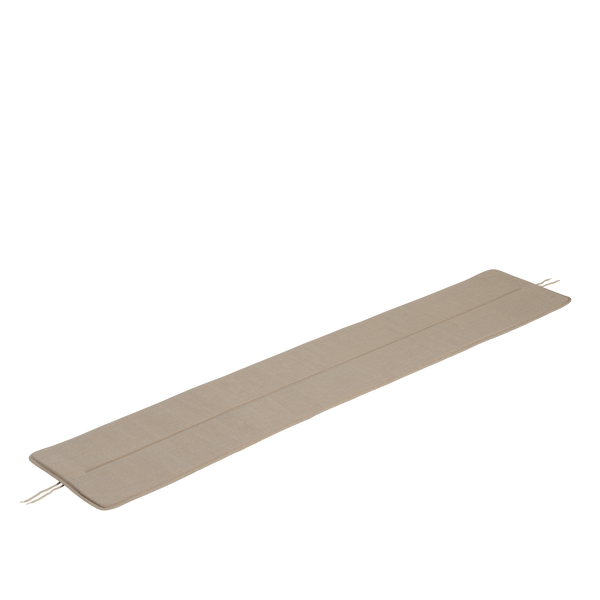 Muuto Linear Steel Bench Seat Pad Patch-Warm Beige 170 cm