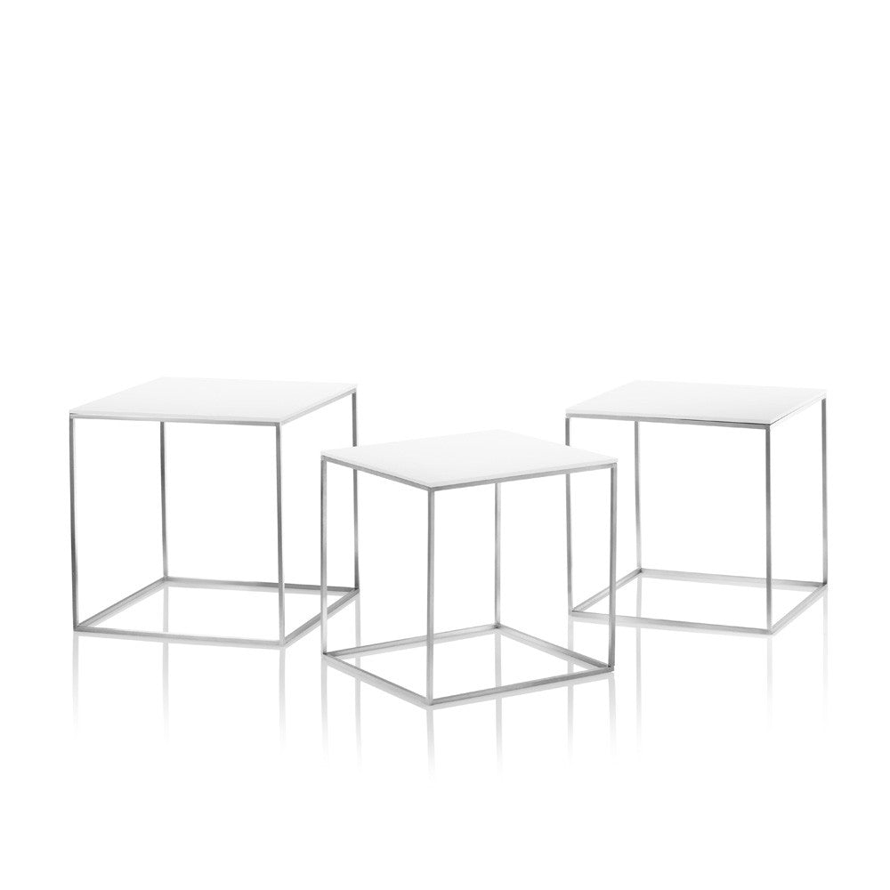 Fritz Hansen PK71 Nest of 3 Tables