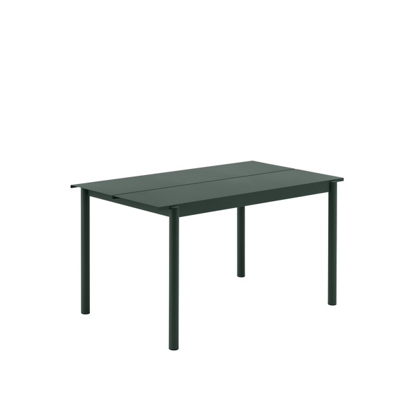 Muuto Linear Steel Table Dark Green 140 cm