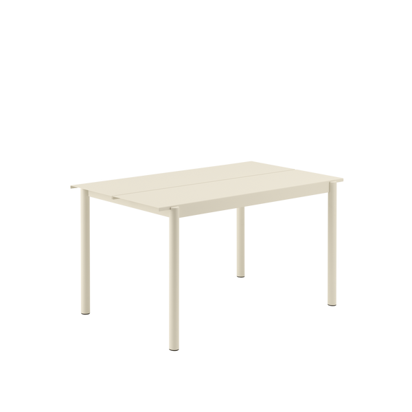 Muuto Linear Steel Table Off-White 140 cm
